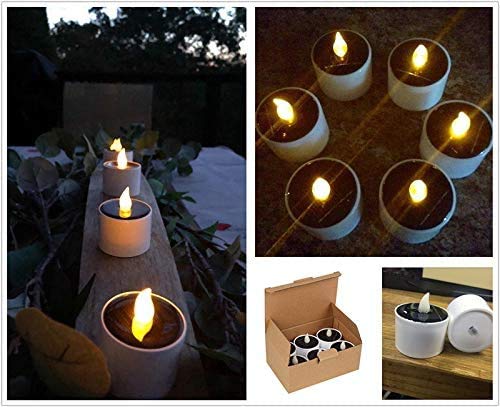 Amazon.co.jp: 防水 ソーラー LED キャンドル ライト キャンプ緊急